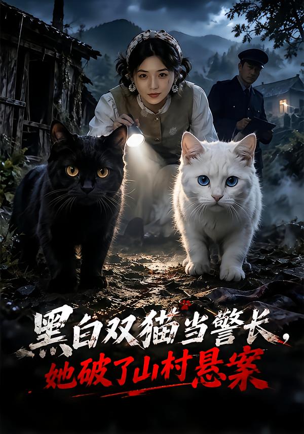 黑白双猫当警长，她破了山村悬案封面图